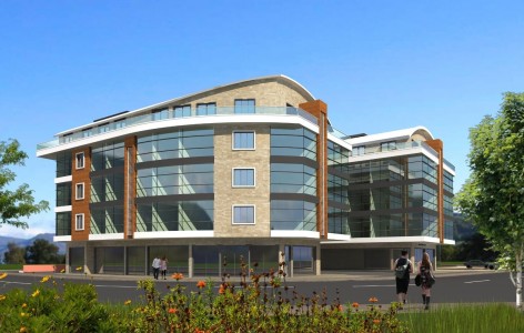 Oba'da 5 Katlı 4.500 m2 2 Bloklu Komple Kiralık İşyeri