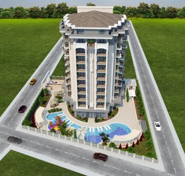 Alanya Elize Oba Center'de Satılık 1+1 Daire